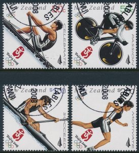 New Zealand 2008 Olympic Games, Beijing Set of 4 SG3056-3059 CTO Full Gum