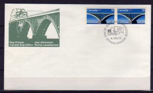 Canada Peace Bridge Ft. Erie-Buffalo First Day Cover