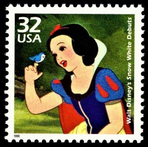 US 3185h MNH VF 32 Cent 1937 Snow White Celebrate the Century 1930s