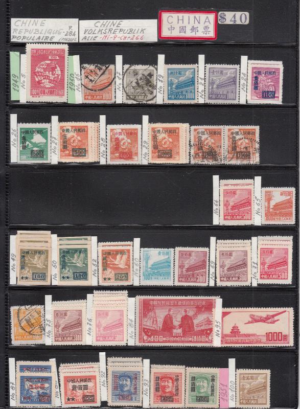 China, PRC - stamp lot