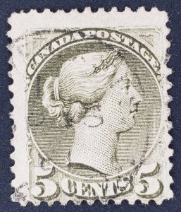 Canada, Scott #38, VG used, one short perf
