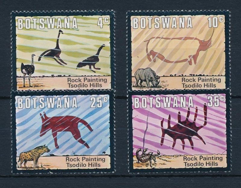 [31202] Botswana 1975 Wild animals Mammals Rock Paintings MNH