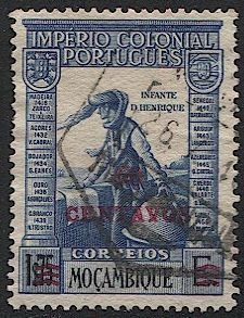 Mozambique Portuguese Colonies 1949 Sc 297  60c on 1.75e Used  VF