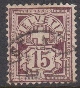 Switzerland Sc#76 Used