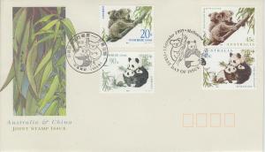 1995 Australia Koala Panda Pair Dual China (1459;2597-8)  