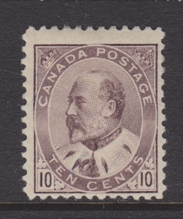 CANADA 1903 MINT H SC #93 10c KEVII CAT $400