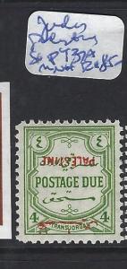 JORDAN PALESTINE   (P0303B)  POSTAGE DUE 4M INV OVPT SG PT37A  MNH