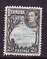 Bermuda-Sc#120A- id6-used 2&1/2d Grape Bay-1941-