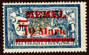 Memel Scott 41 Unused hinged.