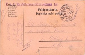 Austria Soldier's Free Mail 1915 K.u.K. Feldpost 288 Feldpostcard to Hodling,...