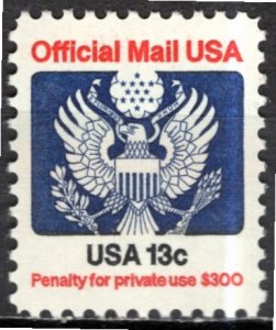 USA; 1983: Sc. # O129. MNH Single Stamp