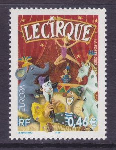 France 2877 MNH 2002 EUROPE - The Circus Issue Very Fine