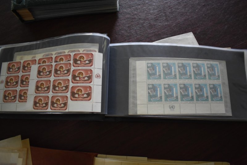 UNITED NATIONS BULK DEALER STOCK LIQUIDATIONS 40.00 FACE VALUE MOSTLY MNH