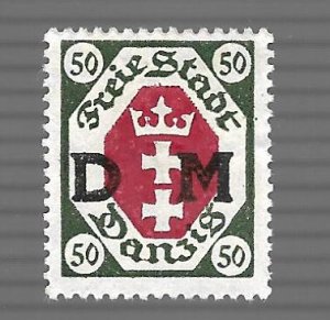 Danzig 1921 - M - Scott #O08 *