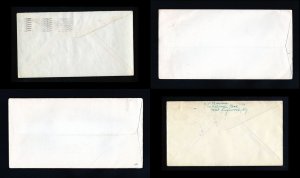 4 Different First Day Covers with no cachets dated 1930 to 1933