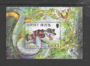 JERSEY #974 YEAR OF THE SNAKE S/S MNH