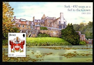 JERSEY SGMS1985 2015 ANNIV. OF ISLAND OF SARK AS A FIEF TO THE CROWN MNH 