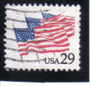 2531 - .29 Flags on Parade used vf.