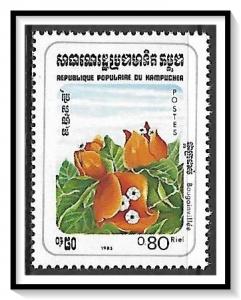 Cambodia #436 Flowers MNH