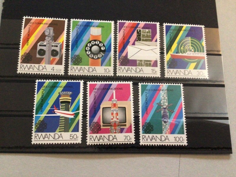 Rwanda Communications mint never hinged stamps  Ref 64702 