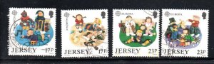 Jersey Sc 511-514 1989 Europa stamp setused
