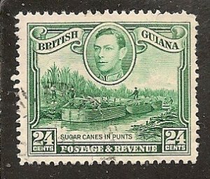 British Guiana    Scott 234   Sugar Cane       Used