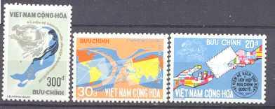 Viet Nam 493-95 MNH UPU SCV4