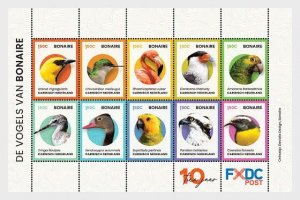 Bonaire - Postfris/MNH - Sheet Birds 2024