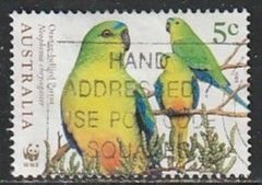 1998 Australia - Sc 1676 - used VF - single - Orange bellied parrot