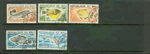 Mali Fishes , 5 stamps