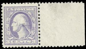 # 530a Mint Hinged Double Impression Purple George Washington