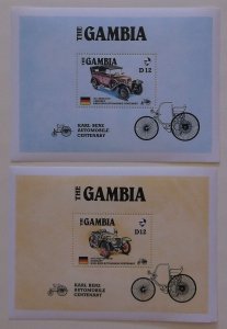 Gambia 628-99 MNH   Cat $9.50  Car Topical
