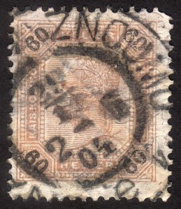 1899, Austria 60h, Franz Joseph, Used, Sc 82