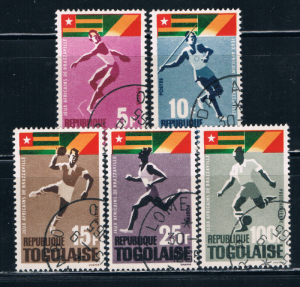 Togo 525-28 C46 Used set Flags and Sports (T0037)