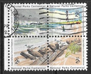 USA 1448-1451: 8c Cape Hatteras National Seashore, used, VF