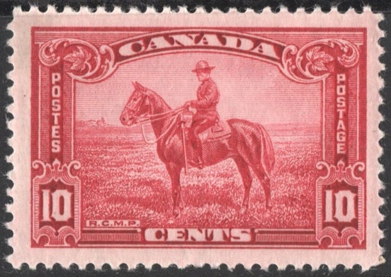 Canada SC#223 10¢ R. C. M. P. Horseman (1935) MNH