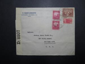 Columbia 1943 Cesnor Cover to New York / Light Creasing - Z11997