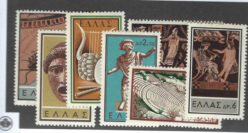 Greece SC#649-655 MNH F-VF...Worth a Close Look!