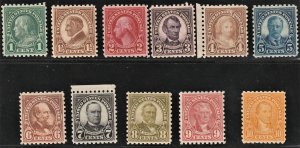 581-91 MINT VF OGh