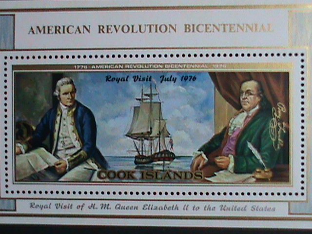 Cook Islands Stamp-1976 SC#447 American Revolution Bicentenary MNH-S/S sheet