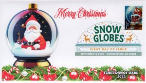23-226, 2023, Snow Globes, First Day Cover, Digital Color Postmark, Breckenridge