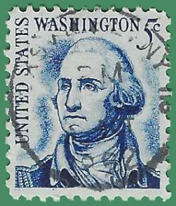 #1283b 5c George Washington (Redrawn) 1967 Used