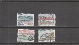 Denmark  Scott#  655-658  Used  (1979 Landscapes)