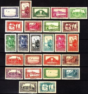 ALGERIA 1936 10th Anniversary of Algerian Stamps. 25v, MNH