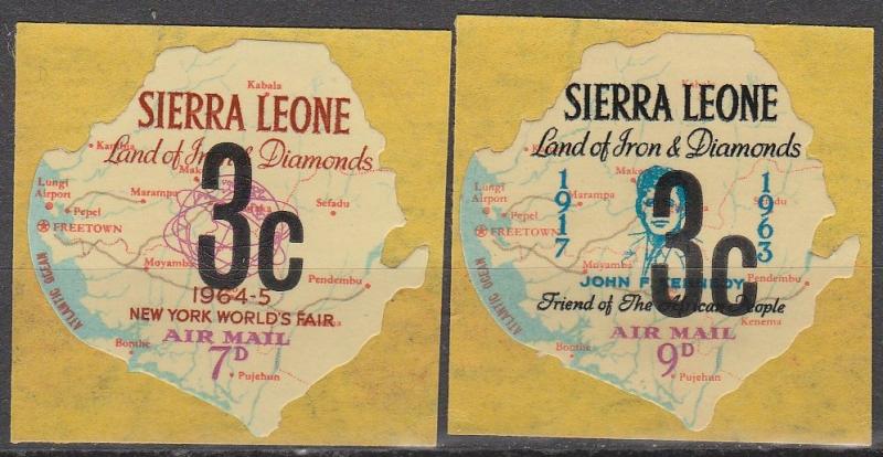 Sierra Leone #C41zz Surcharges   MNH  CV $8.00  (A7081)