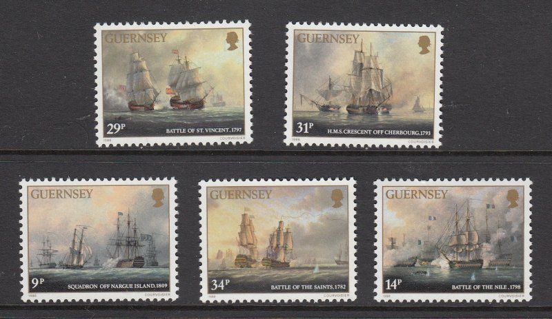 Guernsey 1986 Admiral De Saumarez - Unmounted mint