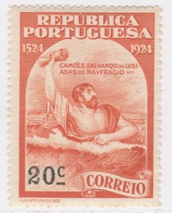 PORTUGAL Centenary of Luis De Camoes Poet 1924 20c MH* Stamp A29P16F32247-