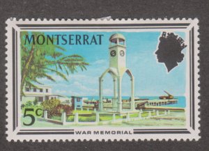 Montserrat 248 War Memorial, Plymouth  1970