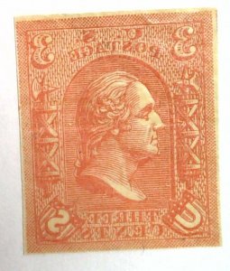 Scott #79-E8a - 3c Red - Loewenberg Decalcomania - Essay