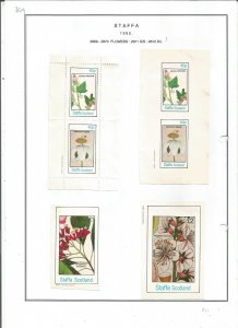 STAFFA - 1982 - Flowers - Sheets - Mint Light Hinged - Private Issue